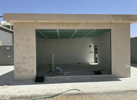 مقاول بناء ملاحق اسمنت بورد وجي آر سي| تصاميم مودرن 2026