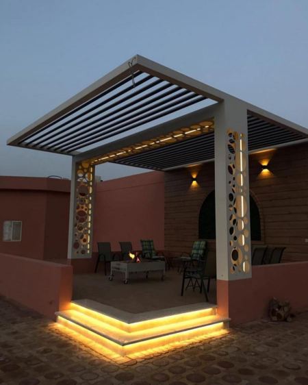  انواع واشكال البرجولات - برجولات حديد - برجولات بلاستيك برجولات خشب 0500513512