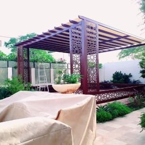 مظلات حديد للحدائق 2023-مظلات وسواتر انجاز- 0500513512 