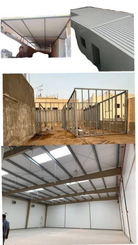 تصميم وتركيب هناجر ومستودعات ساندوتش بانل بالرياض | المواصفات والتكلفة