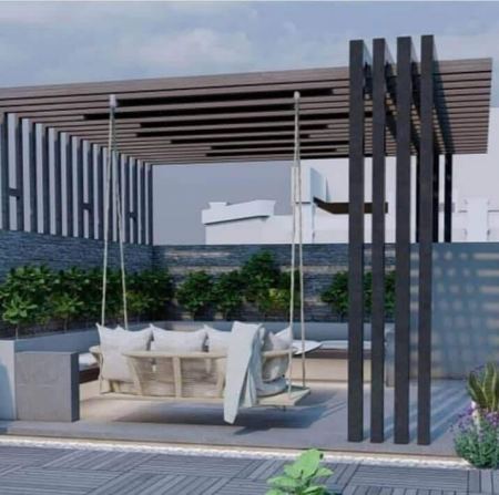 صور مظلات جلسات خارجية للحدائق 2021